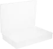 OFFSCH Transparent Document Organizer Box Paper File Case for Desktop Sturdy Storage to Keep Papers Neat and Orderly for Office Home Use