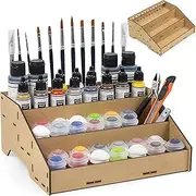 Paint Rack for Model Paints. Hobby Craft Citadel Vallejo Tamiya Army Paint Rack Stand Portable Paint Holder Organiser Miniature Warhammer Paint Storage Stand Model Painting Station (Model B)