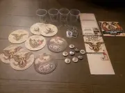 Sailor Jerry 23 pc Gift Set - Cups, Coasters, Dog Tags Bottle Openers, Pins, CDs