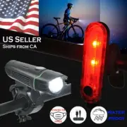 Newport LED Bicycle Headlight and Taillight Set Bike Light Front and Rear Combo