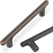 COTYKILEY 10 Pack 3.75 Inch(96mm) Oil Rubbed Bronze Cabinet Handles Kitchen Cabinet Pulls Cabinet Door Handles Kitchen Cabinet Hardware Cupboard Drawer Pulls Dresser Handles