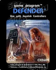 Atari 2600 Replacement Label - Defender