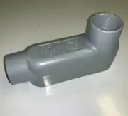 NEW! APP LB100-A Aluminum One Inch Conduit Body Two Hubs, Threaded Installation