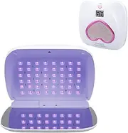 Bouzaak 268W Professional Nail Lamp with 48Pcs Lamp Beads and Automatic Sensor/4 Timer Setting, Nail Dryer for Gel Polish Fast Curing Nail Lamp Gifts for Women
