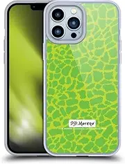 Head Case Designs Officially Licensed P.D. Moreno Lime Green Patterns Gel Case [Military Grade Protection] Compatible with Apple iPhone 13 Pro Max