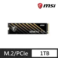 在飛比找momo購物網優惠-【MSI 微星】SPATIUM M460 1TB M.2 2