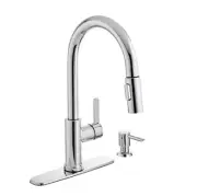 Glacier Bay Paulina 1-Handle Pull-Down Sprayer Kitchen Faucet Polished Chrome