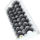 Full Volume Thick False Eyelashes 25MM Lashes 4D Mink Eye Lash Extension