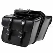 14" W x 11" H MOTORCYCLE WATERPROOF SADDLEBAGS w/ CONCHO FOR YAMAHA - YDA41