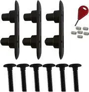 AQUBONA Double Tabs Soft Plug 3pcs for Softboard Soft Top Surfboard Accessories