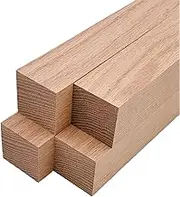 Barrington Hardwoods Red Oak Lumber Square Turning Blanks (4pc) (2" x 2") (2" x 2" x 8")