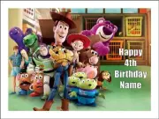 Toy Story Cake Topper Edible Birthday Cake Decorations