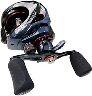 LLEIIshen Baitcasting Reel Magnetic Brake System Reel 8KG Max Drag 17+1 BBS 7.2:1 High Speed Fishing Reel/1810