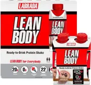 Nutrition Lean Body RTD - Hi Protein 20g Milk Shake - Chocolate - 4 Packsof4x...