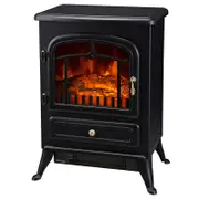 Lenoxx Electric Fireplace Heater 1800W