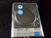 Braven BRV-105 Rugged Portable Bluetooth Speaker - Wireless Technology - Black