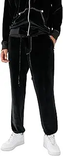 [True Religion] Men's Velour Big T Jogger