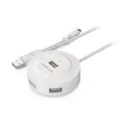 UGreen 4 Port USB 2.0 HUB Portable OTG Expansion Splitter For Laptop PC Mac