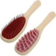 VICASKY Scalp Scratcher Brush Scalp Exfoliator Scrub Silicone Handle Long Handle Hair Exfoliating Tool Dandruff Control