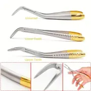 Dental Extraction Forceps Instrument Curved Maxillary Mandibular Teeth Pliers