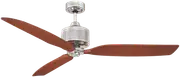 Mercator 130cm Savannah Brushed Chrome Ceiling Fan