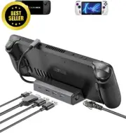 5-in-1 Docking Station for Steam Deck OLED, ROG Ally, 4K HDMI, Ethernet, USB-C