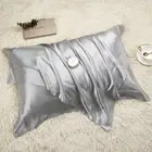 Satin Pillow Shams 2 Pcs Super Soft and Luxury Pillowcases (Standard 48Cm X73Cm,