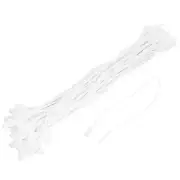 Wax rope Hang Tag String Snap Lock Price Tag Fastener Ties white 7.8 inch 500pcs