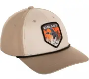 Drake Waterfowl In-Flight Badge Cap Timber Wolf Khaki Osfm One Size