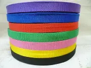 25mm Webbing - 5 Metres - Upholstery Bag Belt Tape Strap - Canvas Tent Strapping