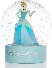 Disney Gifts Princess Christmas Snowglobe Cinderella Glass Snow Globe