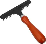 Large Dog Hair Removal Comb Pet Dematting Comb Tool Dog Dematting Rake Grooming Comb Dog Detangler Brush Dog Brush for Short Haired Dogs Dog Dematting Tools