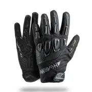 HK Army Hardline Armored Glove - Full Finger - Blackout - Medium - Paintball