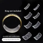 8PCS of Comfortable Invisible Silicone Ring Size Adjusters Ring Fasteners ☆