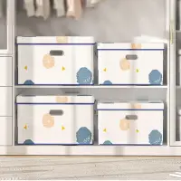 在飛比找momo購物網優惠-【樂邦】圖案掀蓋式收納箱4027-大款+特大款(整理箱 置物