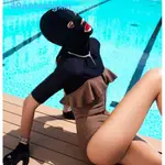 ANHENGXIN 潛水面 GINI 防曬游泳潛水面罩頭飾套護頸水母防水泳帽游泳