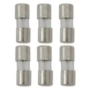 Northlight Pack of 6 Replacement Fuses For Mini Christmas Lights - 3 Amps