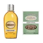 L'Occitane Almond Shower Oil 250ml Sealed & Exfoliating Soap 125g NEW