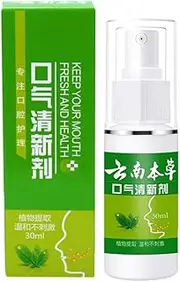 Breath Freshener Mint Spray Oral Odor Treatment 30ml Halitosis Treatment Spray Refresher Oral Care Fresh Breath Spray