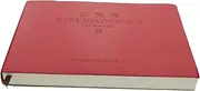 jojofuny 1pc Pocket Book Universal Notebook Hardcover Concise Handbook with Finance Book Accounting Notebook Travelers Notebook Invoice Book Ledger Accounting Book Paper Red