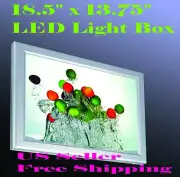 A3 LED Slim Aluminum Frame Light Box 18.5" x 13.75" Advertising Lightbox Poster