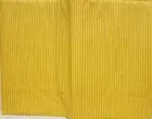 Peva Vinyl Tablecloth 52" x 52" Square (4 people) GOLDEN YELLOW STRIPES by BH