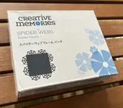 Creative Memories "Spider Webs" Frame Punch, Halloween, New in Box