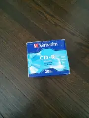 CD-R Discs, 700MB/80min, 52x, w/Slim Jewel Cases, Silver, 20/Pack