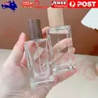 50ML Refillable Clear Perfume Atomizer Empty Flat Glass Spray Bottle Containers