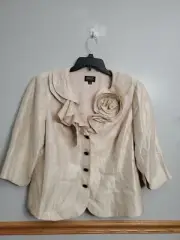 Adrianna Papell Evening Essentials Evening Jacket Size 14w