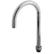 T&S Brass BF-0136-X 17" Big Flo Swivel Chrome Plated Gooseneck Spout