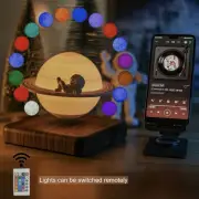 16-color remote control magnetic levitation Bluetooth speaker Saturn lamp
