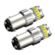 2x 1157 LED Reverse Backup Light Bulbs 6500K Super White Anti Hyper Flash BAY15D (for: Honda Civic)