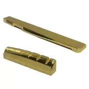 Brass 6 String Acoustic Guitar Bridge and Q9O94152